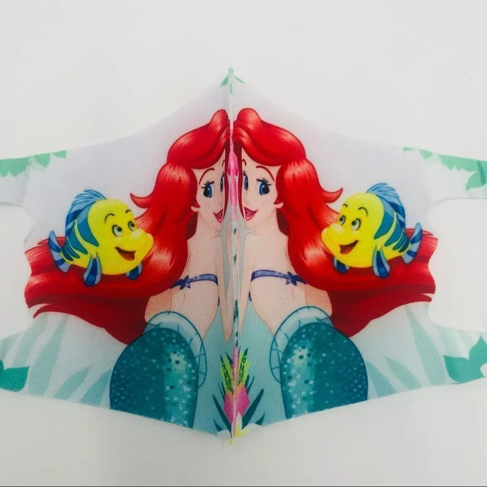 Brand New Kids Ariel‎ Reusable Face Mask Material Ice Silk